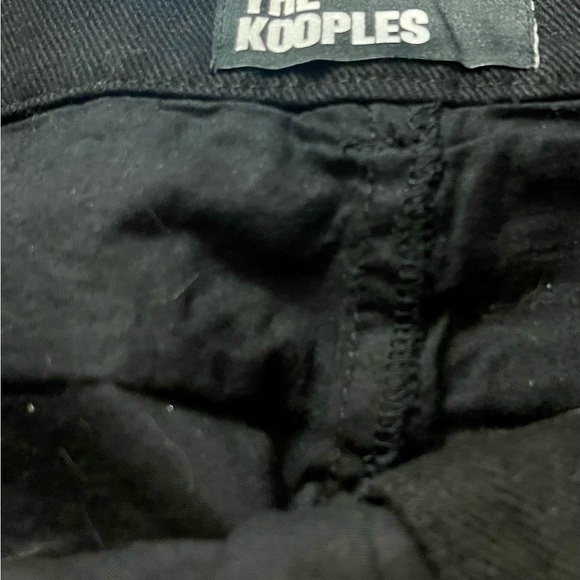 The Kooples Black Cotton Broderie Anglaise shorts size 2 nwt - Picture 5 of 9